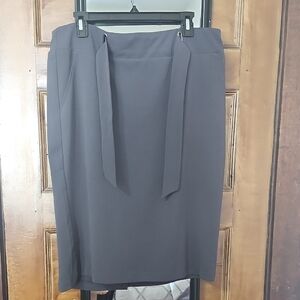 Soho Apparel Dark Gray Pencil Skirt